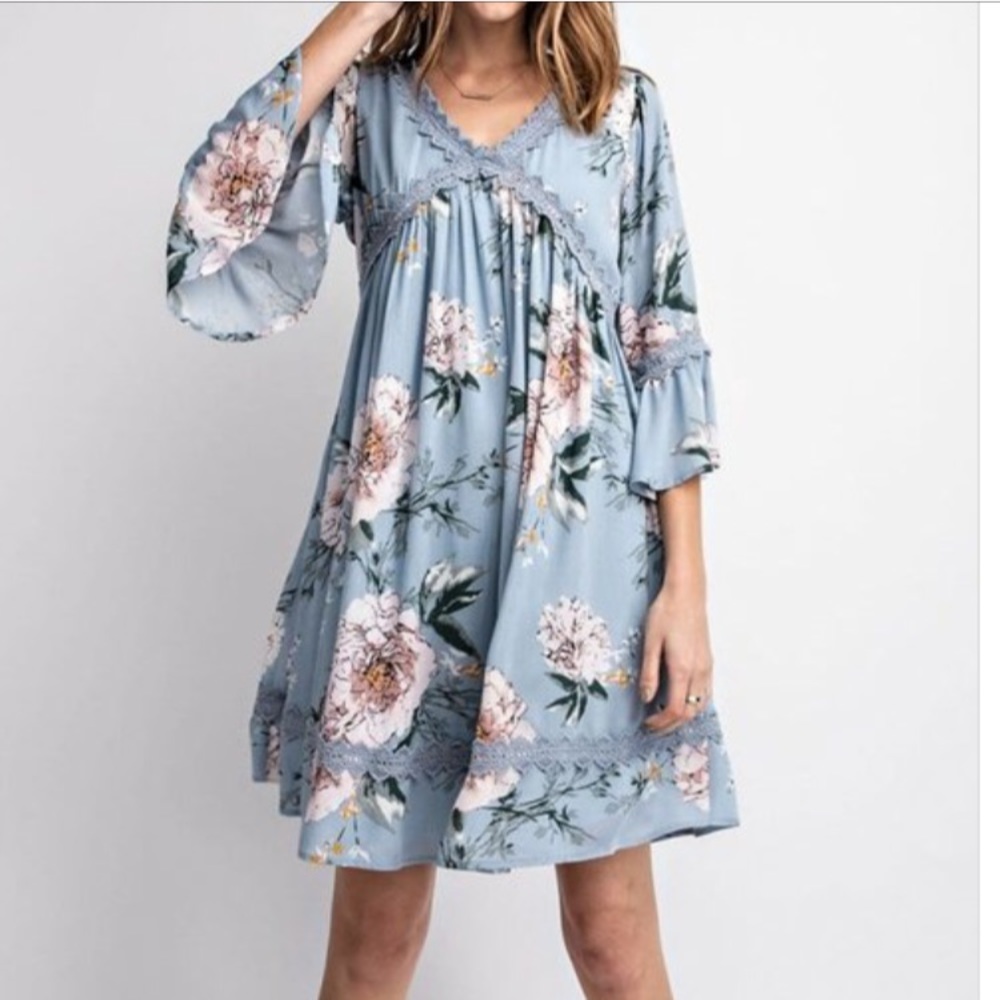 •Blue Skies Mini Dress• - Picture 2 of 6